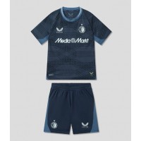 Feyenoord Replika babykläder Bortaställ Barn 2025-26 Kortärmad (+ korta byxor)